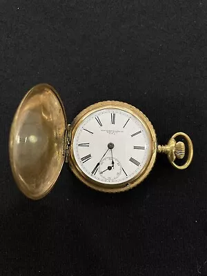 Vintage New York Standard Warranted 20 Years Gold Filled 15 Jewels Pocket Watch • $9.99