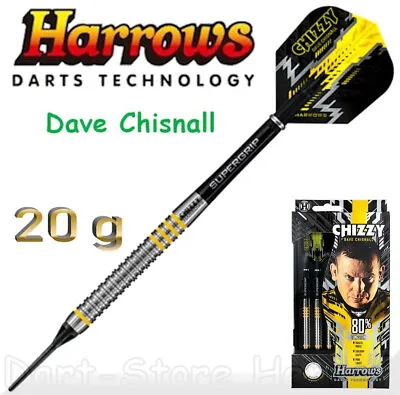HARROWS Softdarts Dave Chisnall  CHIZZY  80% 20g • £41.11
