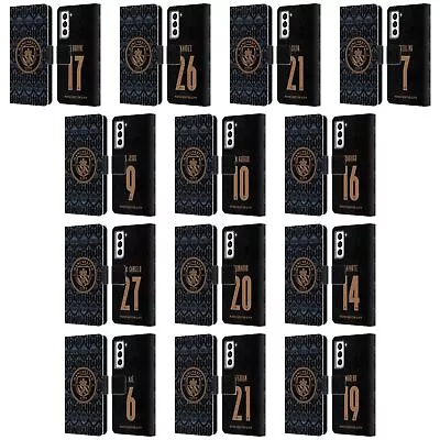 Man City Fc 2020/21 Players Away Kit Group 1 Leather Book Case For Samsung 4 • £6.95