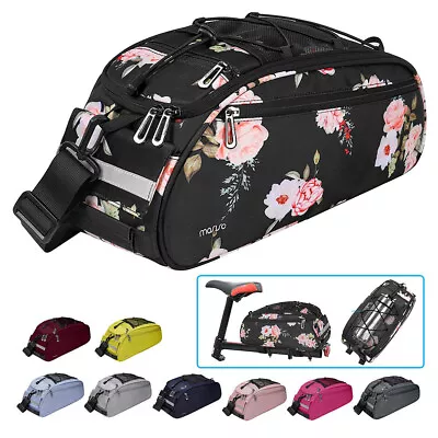 Waterproof Bicycle Bike Rack Bag Trunk Pannier Rear Seat Cycling Shoulder Bag • $32.99