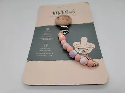 Pacifier Beaded Clip Milk Calm N Cuddle Pacifier Holders Cotton Candy • $4.99