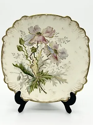 ROYAL BONN Porcelain Franz Anton Mehlem Hand Painted Plate Floral German  • £24.13