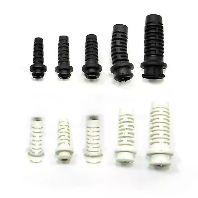 Rubber Strain Wire Protector Cable Cord Sleeve Bushing Different Sizes • £2.58