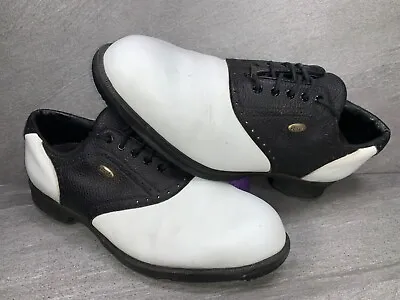 Etonic Mens Golf Shoes ‘Difference 2000’ Size 10 M Gore-Tex G11276 White/Black • $29.99