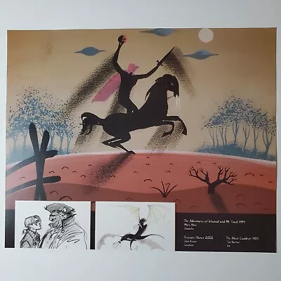 Mary Blair Lithograph Adventures Of Ichabod And Mr. Toad Disney Poster • $12