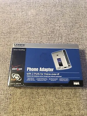 $20 • Buy New. Sealed. Linksys VolP Voice Phone Adapter Model No. PAP2-VN For Verizon.
