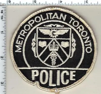 Metropolitan Toronto Police (Canada) Uniform Take-Off Shoulder Patch From 1980's • $29.95