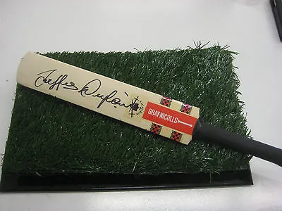$149 • Buy Jeffrey Dujon (former West Indies WK) Signed Gray Nicolls Mini Cricket Bat + COA