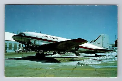 Douglas DC-3 Aero Trades Airplane Transportation Antique Vintage Postcard • $7.99