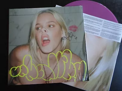 Anne Marie Unhealthy Signed And Lipstick Kissed Pink Lp ... Red Or Pink Kissed • £59.99