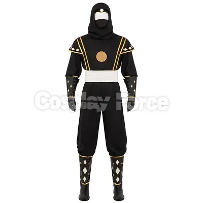 Power Rangers: Legacy Wars Zack Cosplay Black Ninja Costume For Men C08796 • $162.80