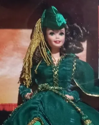 $24.99 • Buy Vintage 1994 Barbie SCARLETT O'HARA Gone With The Wind Green Dress Mattel 12045