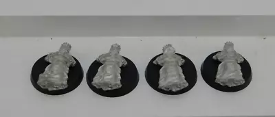 Paralyzed Hobbits Lord Of The Rings 4 Metal Figures • £9.89