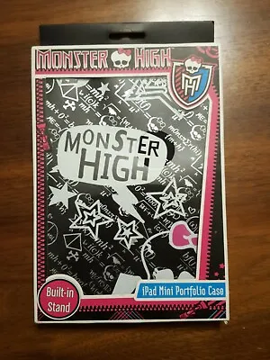  Monster High IPad Mini Portfolio Case NEW IN BOX  • $8.99