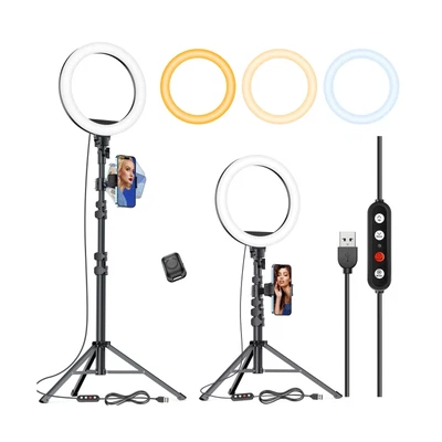 $53.71 • Buy Kaiess 10.2  Selfie Ring Light With 65  Adjustable Tripod Stand & Phone Holde...