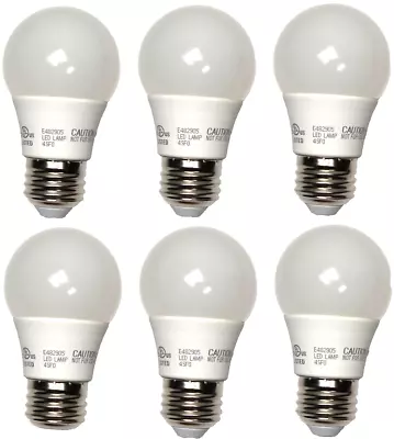 6 Pack A15 LED Bulb Dimmable 8W 800 Lum 60 Watt Equivalent Light White 4000k • $9.99
