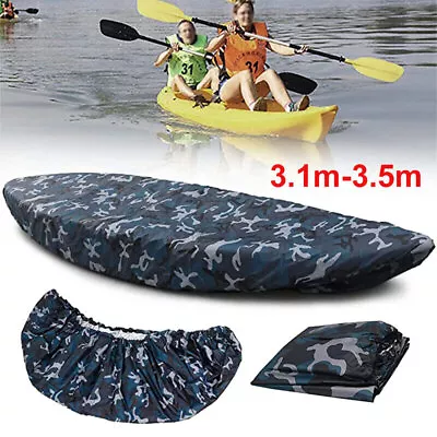 Waterproof  Canoe Boat Kayak Storage Cover UV Resistant Kayaking Boat Protector • £17.95