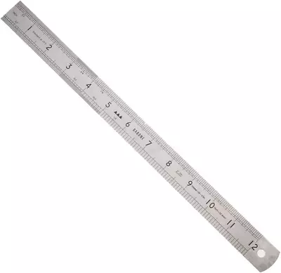 RABONE ! 64R 0-35-401 Precision Steel Rule 300 Mm/12 Inch • £18.20