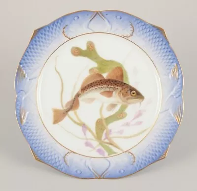 Royal Copenhagen Fauna Danica Fish Plate. Approx. 1930s • $420
