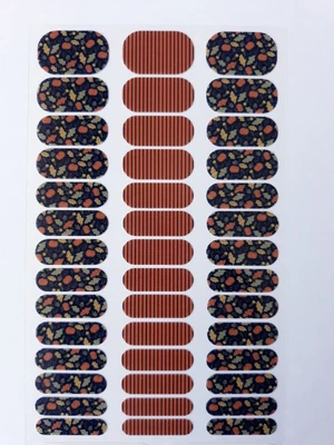 $7 • Buy Jamberry Full Sheet Pumpkin Patch Junior Nail Wrap Retired November 2020