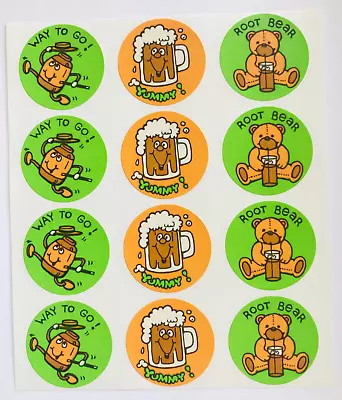 VTG Eureka Stickers Scratch N Sniff Sheet Root Beer RARE • $24