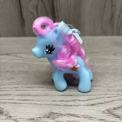 Vintage 1981 My Little Pony Bumble Bee Marks Blue With Pink Hair And Horn 3.5  • $9.99