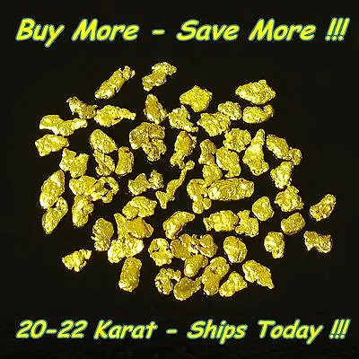 .580 Gram Natural Raw Alaskan Placer Panned Gold Nugget Flake 18-20k From Alaska • $49.03