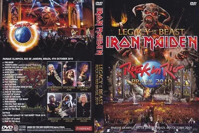 IRON MAIDEN LIVE AT ROCK IN RIO 2019 RARE DVD Legacy Of The Beast Tour. • $10