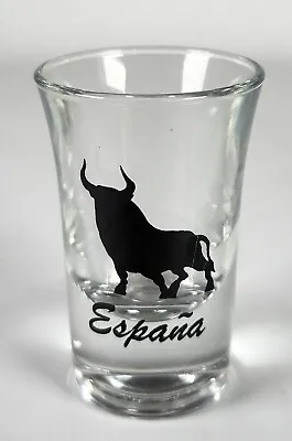 Vintage Souvenir Shot Glass Toro Espana Bull [429] • $9.50