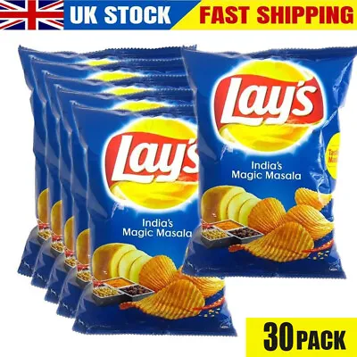 LAYS Magic Masala Crisps | Crunchy Chips And Snacks 50G • £13.49