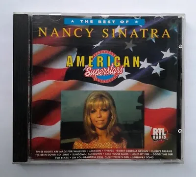 NANCY SINATRA The Best Of CD American Superstars | NM Like New | 1994 RTL Radio • £1.70