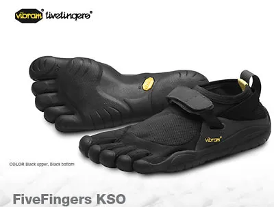 Vibram Fivefingers KSO Black M148 Men's EU Sizes 38-50 NEW!!! • $89.95