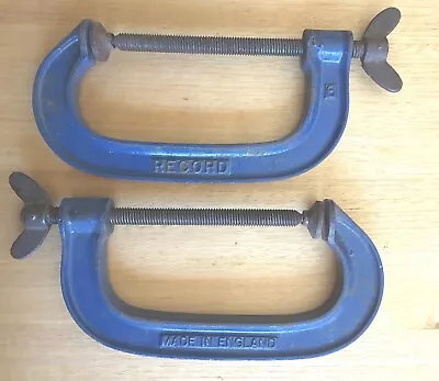 2 RECORD 6 Inch G CLAMPS • $69.95