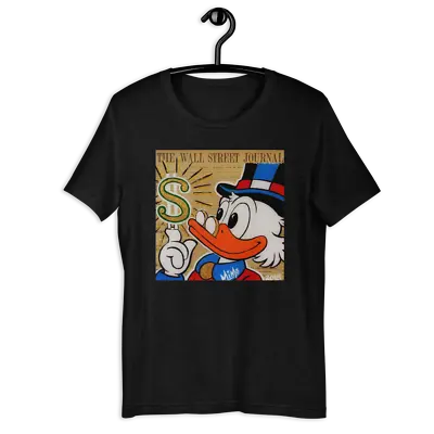 Scrooge Mcduck Wall Street Art T-Shirt Mike Mozart Art Unisex Softstyle T-shirt • $26