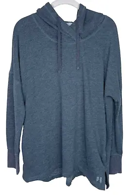 Victoria Secret Gray Pullover Shirt Sweatshirt Hoodie Size S Sweater Ribbed Hem • $0.99