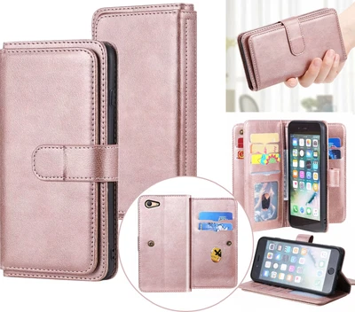 $15.50 • Buy Oppo A59 F1s Case Pu Leather 10 Card Triple Wallet