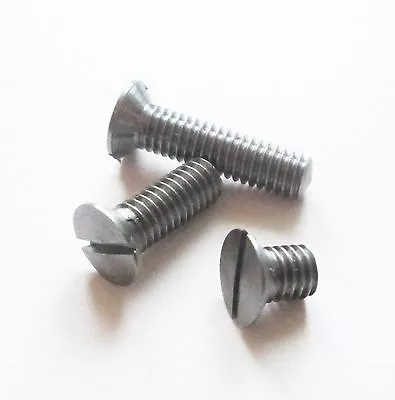 8 BA Steel Countersunk Machine Screws / Bolts (UK Manufacturer) • £5.20
