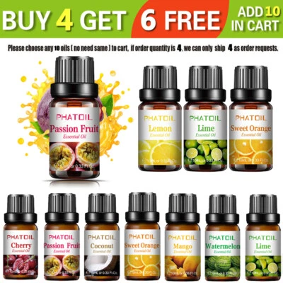 $3.99 • Buy Essential Oils 10ml Aromatherapy Premium Grade Oils,for Diffuser,Candle Making