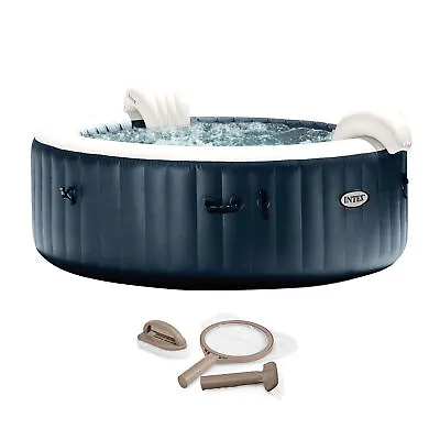Intex PureSpa Plus Portable Inflatable Hot Tub Bubble Jet Spa W/ Accessory Kit • $709.99