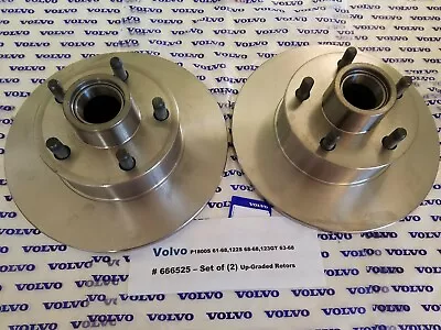 Volvo P1800s 1963-1969 122S & 123GT 63-68 - Front Disc Brake Rotors (2) • $199.95