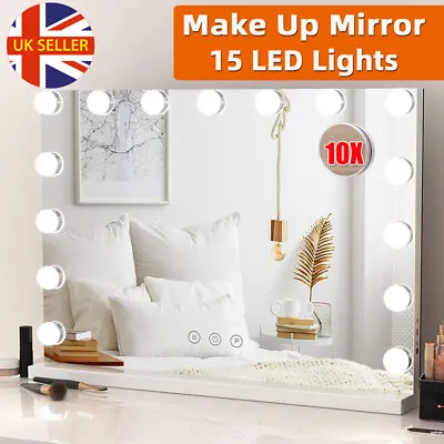 Hollywood Light Up Mirror Touch Screen Control Vanity Make Up Mirror With Lights • £57.90