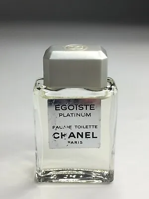CHANEL EGOISTE PLATINUM VINTAGE 4ml Miniature Edt Collectible RARE • £14.90
