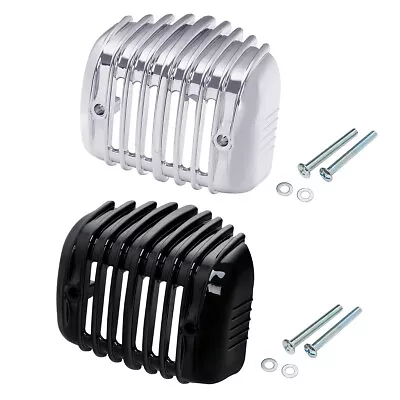 Black/Chrome Regulator Cover Accessories W/ Screws Fits For Harley Softail 01-17 • $32.24