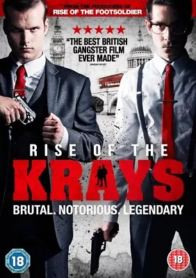 Rise Of The Krays Dvd New Sealed Region 2 Simon Cotton Kevin Leslie #pb • £2.20