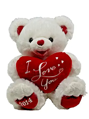 Valentine's Day2014 Dandee 15  Sweetheart I Love You White Plush Teddy Bear New • $23.99