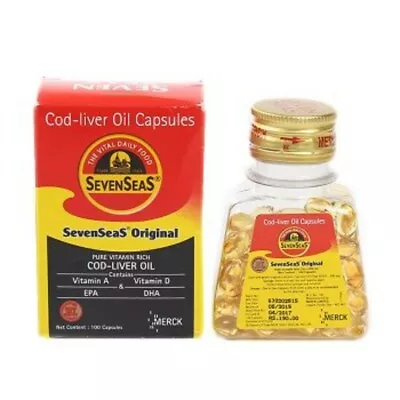$15.86 • Buy Seven Seas Original Cod Liver Oil Capsule Free Shipping