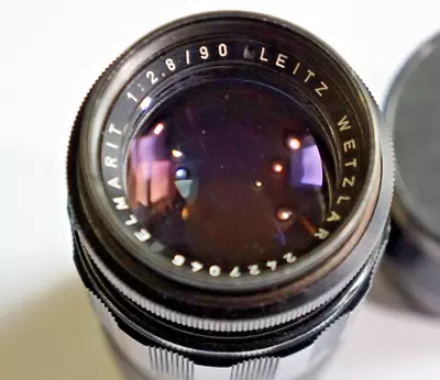 Leica M 90mm F2.8 Elmarit Lens With Hood • $395