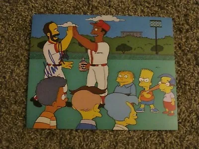 WADE BOGGS Signed 8x10 THE SIMPSONS Photo HOMER AT THE BAT AUTOGRAPH • $59.99