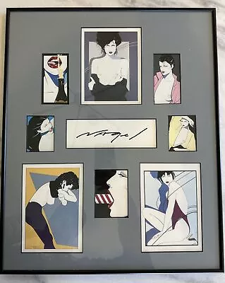 VTG Patrick Nagel Mid Century 80s Playboy Portfolio Custom Framed And Matted • $325