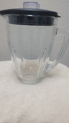 $8.80 • Buy Oster Blender  Glass 6 Cup Replacement Blender Jar  Fill Cap And Lid